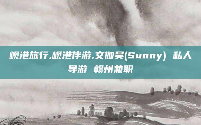 日土岘港旅行,岘港伴游,文伽昊(Sunny) 私人导游 赣州兼职